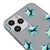 iPhone 11 Pro Max Gossip Star Telefon Kılıfı - Renkli Silikon - Gri