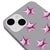iPhone 13 Mini Gossip Stars Telefon Kılıfı - Renkli Silikon - Gri