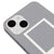 iPhone 13 Mini Lovelandık Çerçeve Telefon Kılıfı - Renkli Silikon - Gri