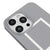 iPhone 15 Pro Max Lovelandık Çerçeve Telefon Kılıfı - Renkli Silikon - Gri
