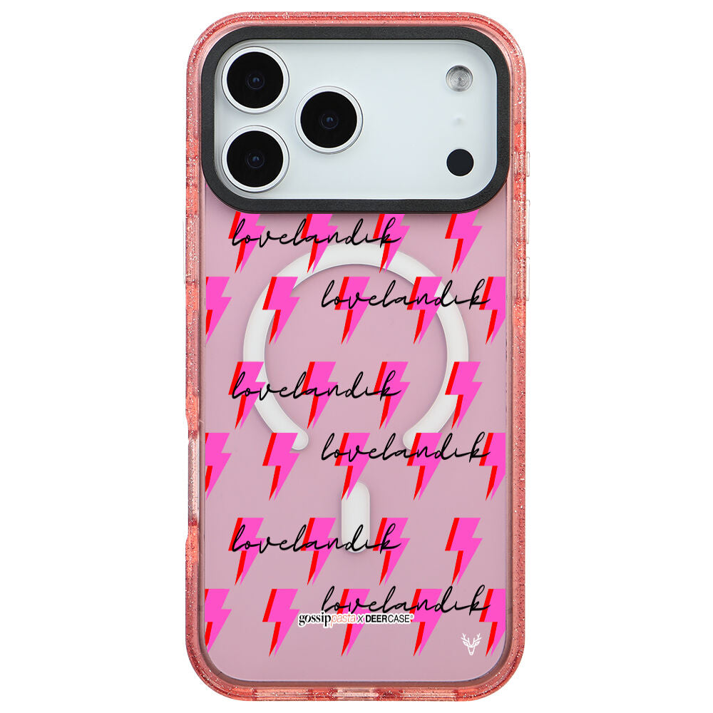 MagsafeliArtycaseSimliPembe