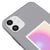 iPhone 11 Intiution Telefon Kılıfı - Renkli Silikon - Gri