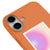 iPhone 16 Intiution Telefon Kılıfı - Renkli Silikon - Turuncu