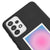 Samsung A52 Alignment Telefon Kılıfı - Renkli Silikon - Siyah