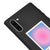 Samsung Note 10 Alignment Telefon Kılıfı - Renkli Silikon - Siyah
