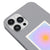 iPhone 12 Pro Max Protection Telefon Kılıfı - Renkli Silikon - Gri