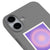 iPhone 16 Balance Telefon Kılıfı - Renkli Silikon - Gri