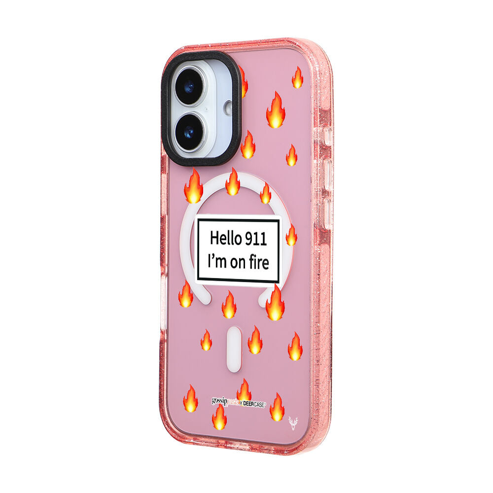 MagsafeliArtycaseSimliPembe