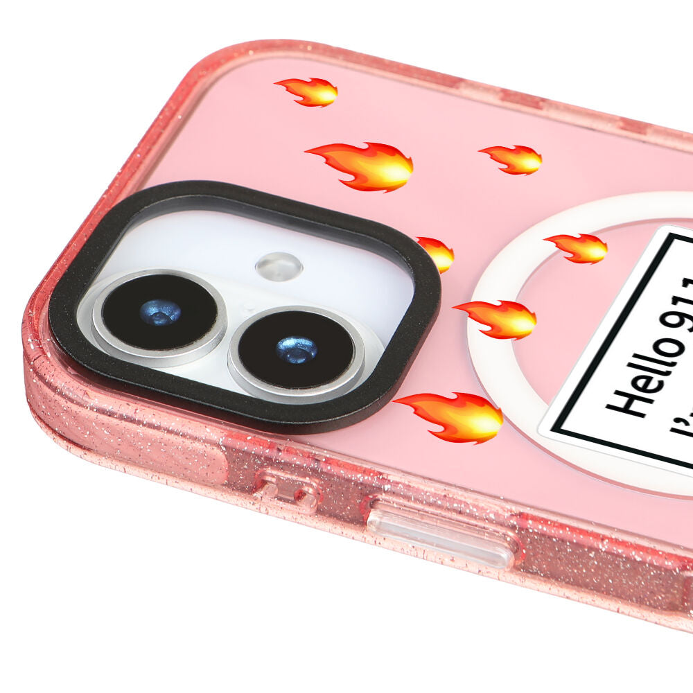 MagsafeliArtycaseSimliPembe