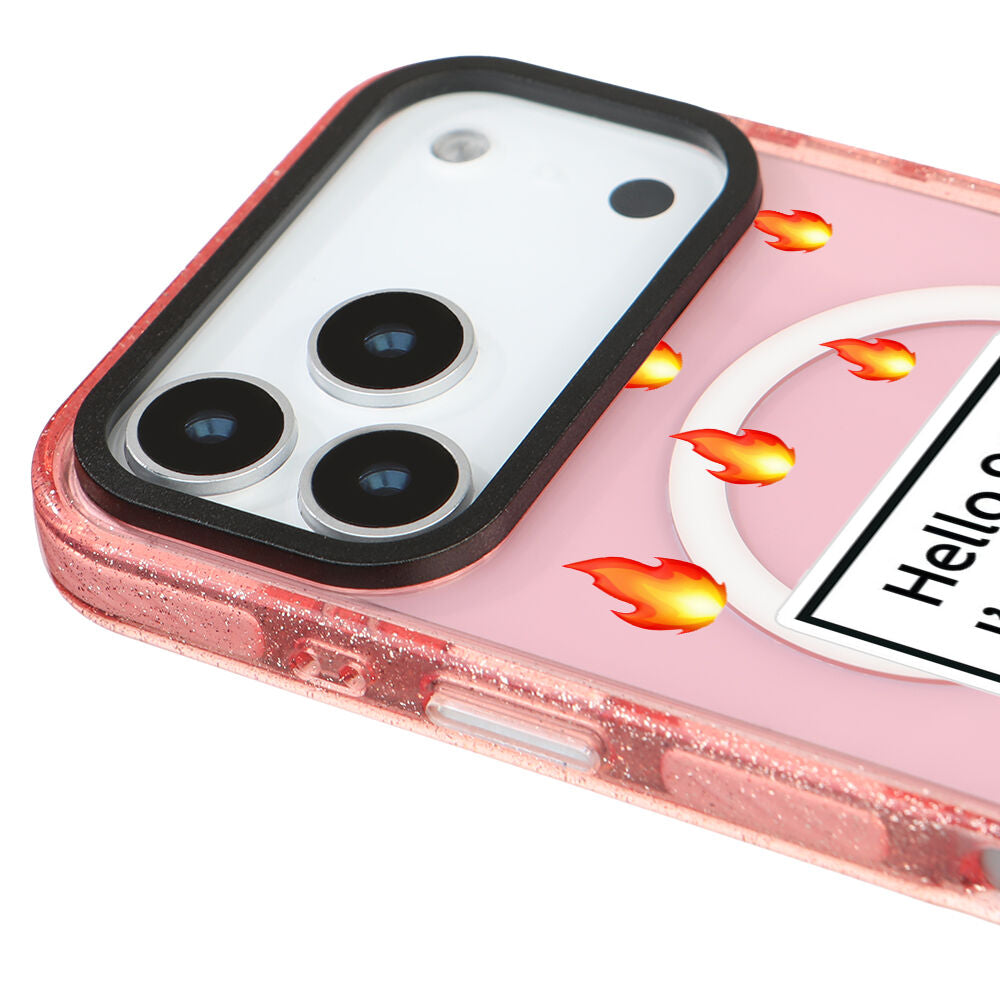 MagsafeliArtycaseSimliPembe