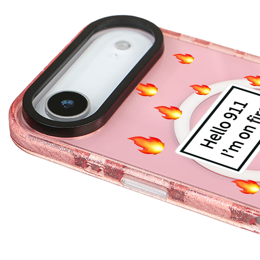 MagsafeliArtycaseSimliPembe