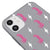 iPhone 11 Pink Leopar Telefon Kılıfı - Renkli Silikon - Gri