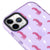 iPhone 11 Pro Pink Leopar Telefon Kılıfı - Artycase - Simli Mor