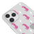 iPhone 11 Pro Max Pink Leopar Telefon Kılıfı - Şeffaf - Saydam