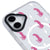 iPhone 16 Plus Pink Leopar Telefon Kılıfı - Magsafeli Artycase - Beyaz