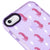 iPhone 6 Plus Pink Leopar Telefon Kılıfı - Artycase - Simli Mor