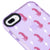 iPhone 7 Plus Pink Leopar Telefon Kılıfı - Artycase - Simli Mor