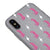 iPhone XS Pink Leopar Telefon Kılıfı - Renkli Silikon - Gri