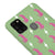 Samsung A21 S Pink Leopar Telefon Kılıfı - Renkli Silikon - Yeşil