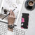 Samsung A33 Pink Leopar Telefon Kılıfı - Şeffaf - Saydam