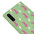 Samsung Note 10 Pink Leopar Telefon Kılıfı - Renkli Silikon - Yeşil