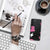 Samsung S22 Pink Leopar Telefon Kılıfı - Şeffaf - Saydam