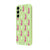Samsung S24 Plus Pink Leopar Telefon Kılıfı - Renkli Silikon - Yeşil