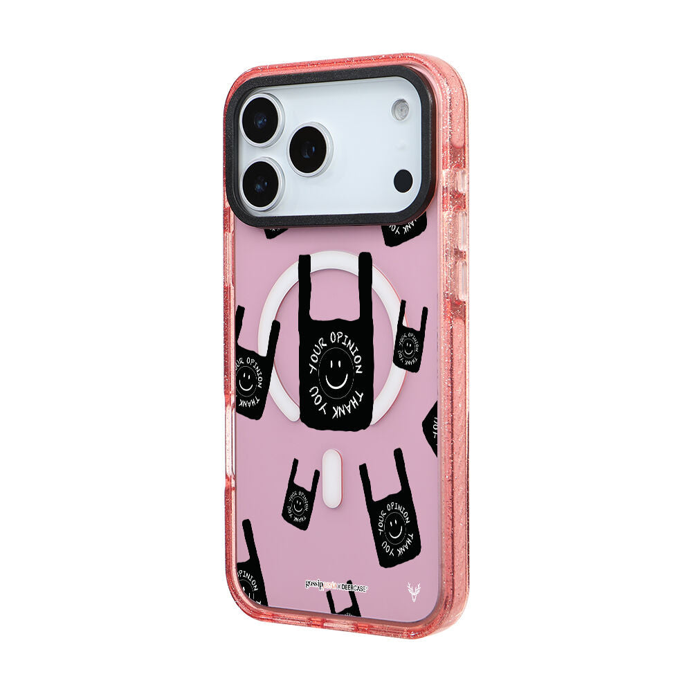 MagsafeliArtycaseSimliPembe