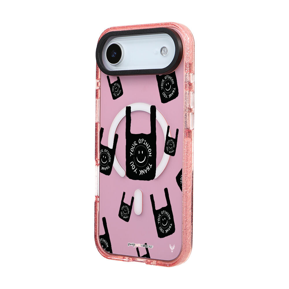 MagsafeliArtycaseSimliPembe