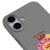iPhone 17 Now Serving Telefon Kılıfı - Renkli Silikon - Gri
