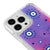 iPhone 13 Pro Nazar Repeller Telefon Kılıfı - Neon - Violet