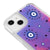 iPhone 15 Plus Nazar Repeller Telefon Kılıfı - Neon - Violet