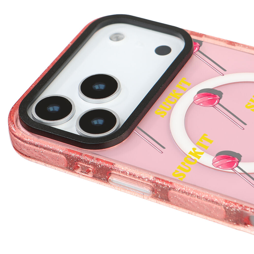 MagsafeliArtycaseSimliPembe