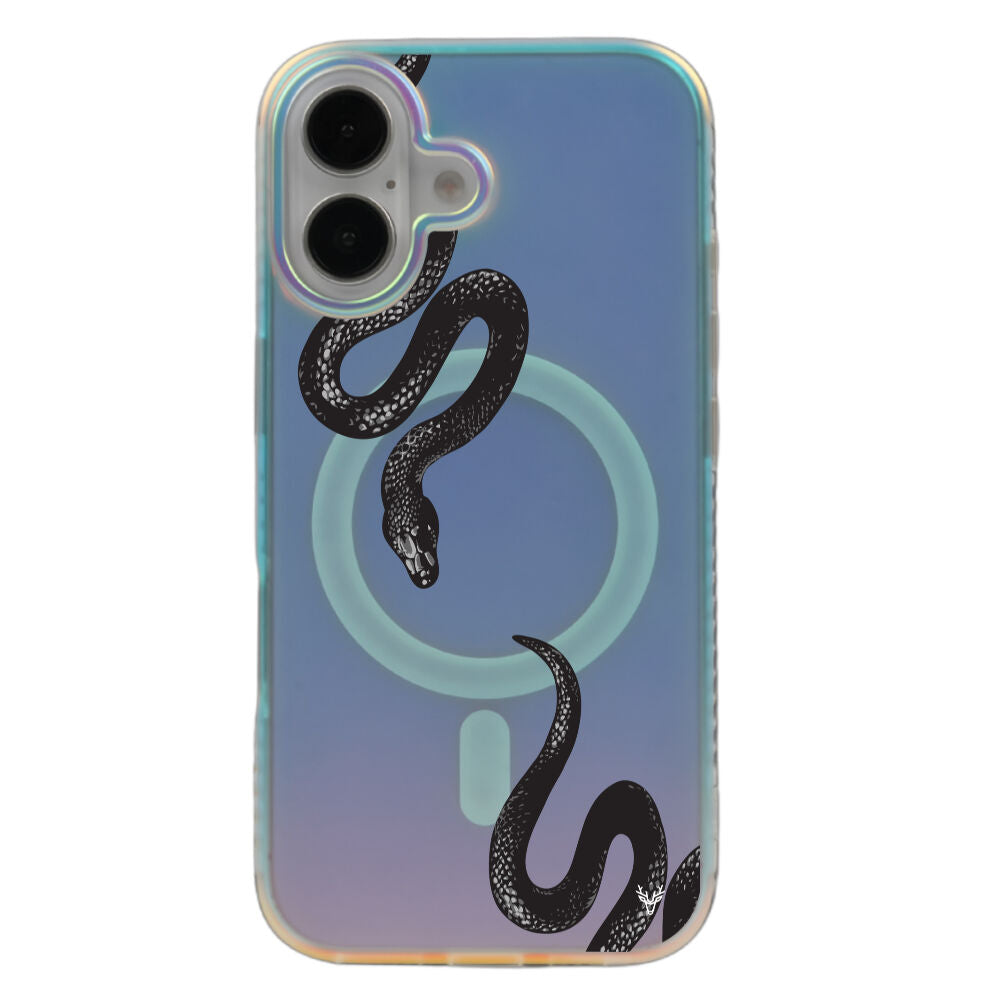 iPhone 16 Plus Dark Snake Magsafe Case Aura Hologram