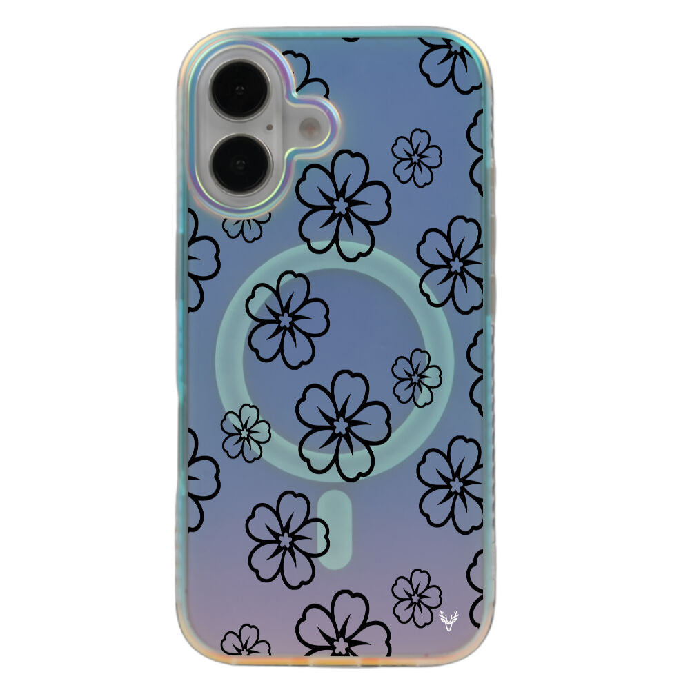 iPhone 16 Plus Sweet Flowers Magsafe Case Aura Hologram