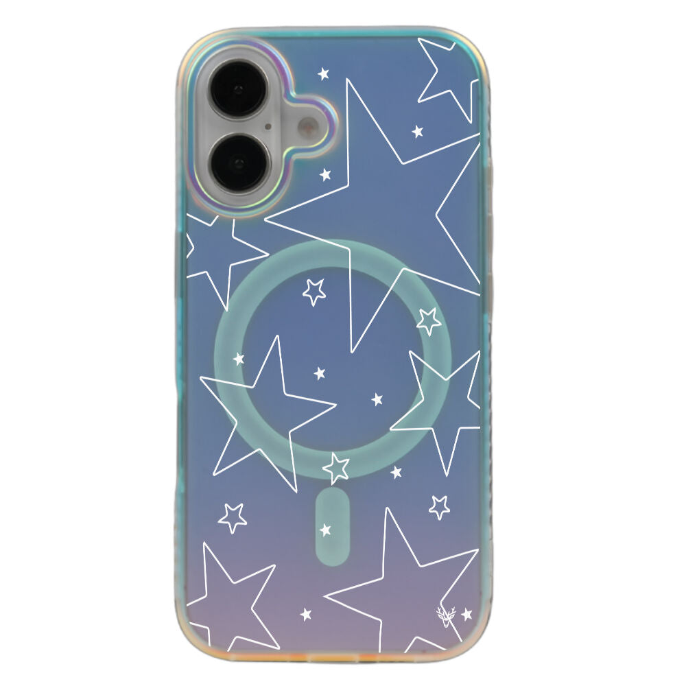 iPhone 16 Plus Light Stars Magsafe Case Aura Hologram
