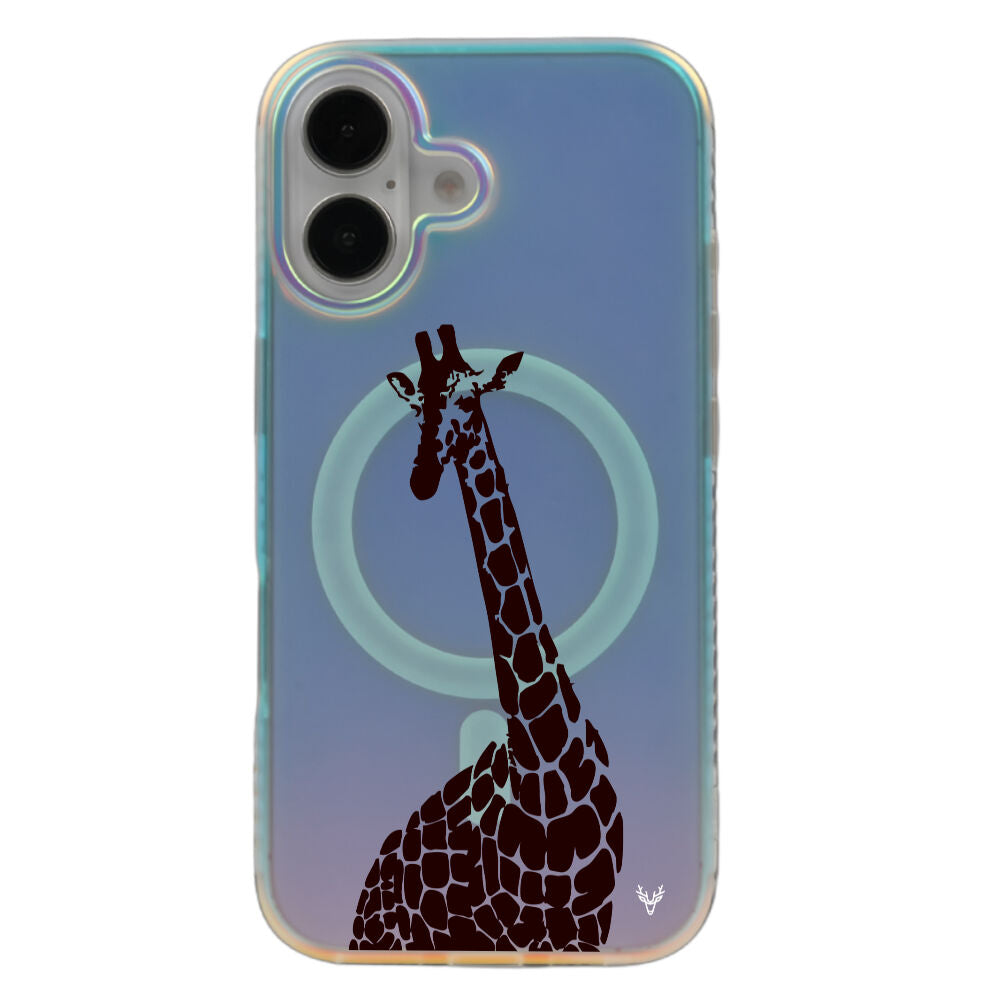 iPhone 16 Plus Giraffe Magsafe Case Aura Hologram