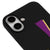 iPhone 16 IM0001 Telefon Kılıfı - Renkli Silikon - Siyah