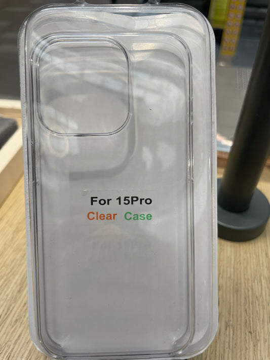 iPhone 15 Premium Şeffaf Mika Kılıf
