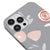 iPhone 12 Pro Flowers Design Telefon Kılıfı - Renkli Silikon - Gri