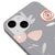 iPhone 13 Mini Flowers Design Telefon Kılıfı - Renkli Silikon - Gri