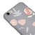iPhone 6 Flowers Design Telefon Kılıfı - Renkli Silikon - Gri