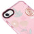 iPhone 6S Flowers Design Telefon Kılıfı - Artycase - Simli Mor