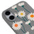 iPhone 17 Papatyalar Telefon Kılıfı - Renkli Silikon - Gri