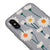 iPhone XS Papatyalar Telefon Kılıfı - Renkli Silikon - Gri