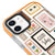 iPhone 12 Mini Pictures Telefon Kılıfı - Artycase - Turuncu