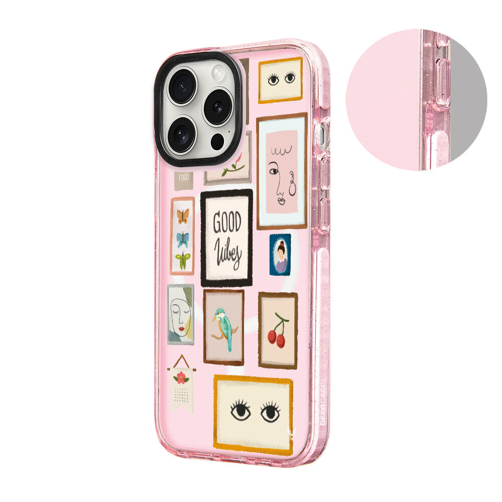 MagsafeliArtycaseSimliPembe