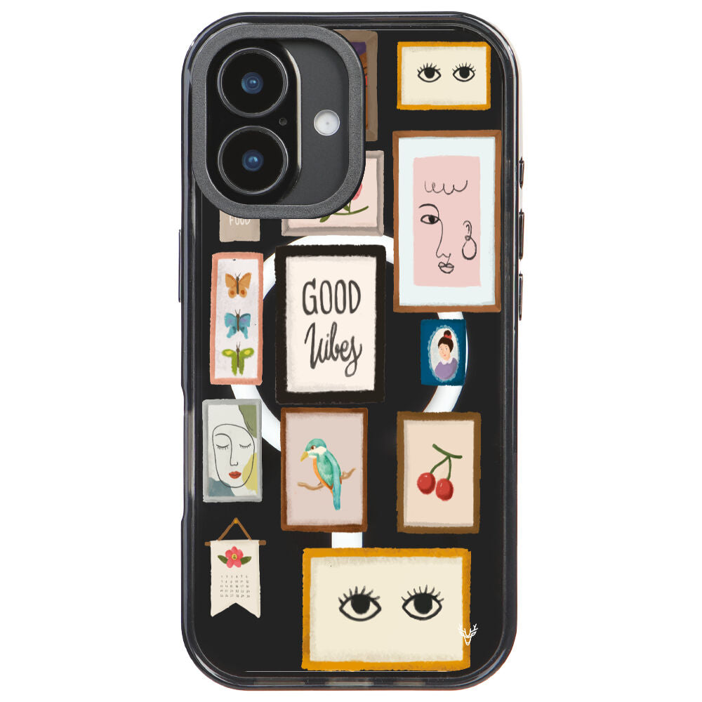 MagsafeliArtycaseCoolBlack