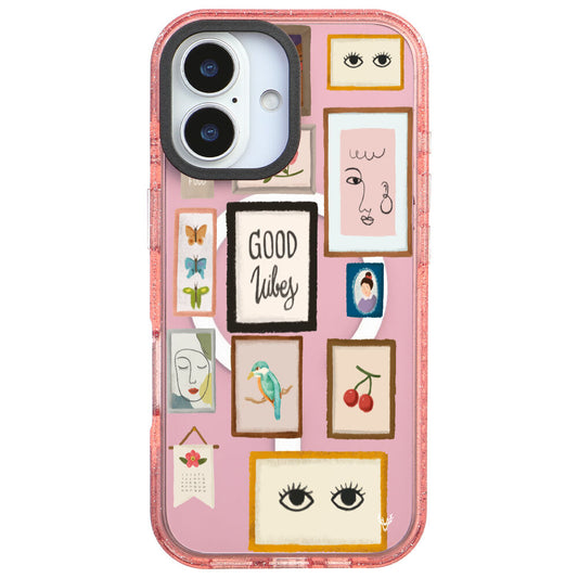 MagsafeliArtycaseSimliPembe