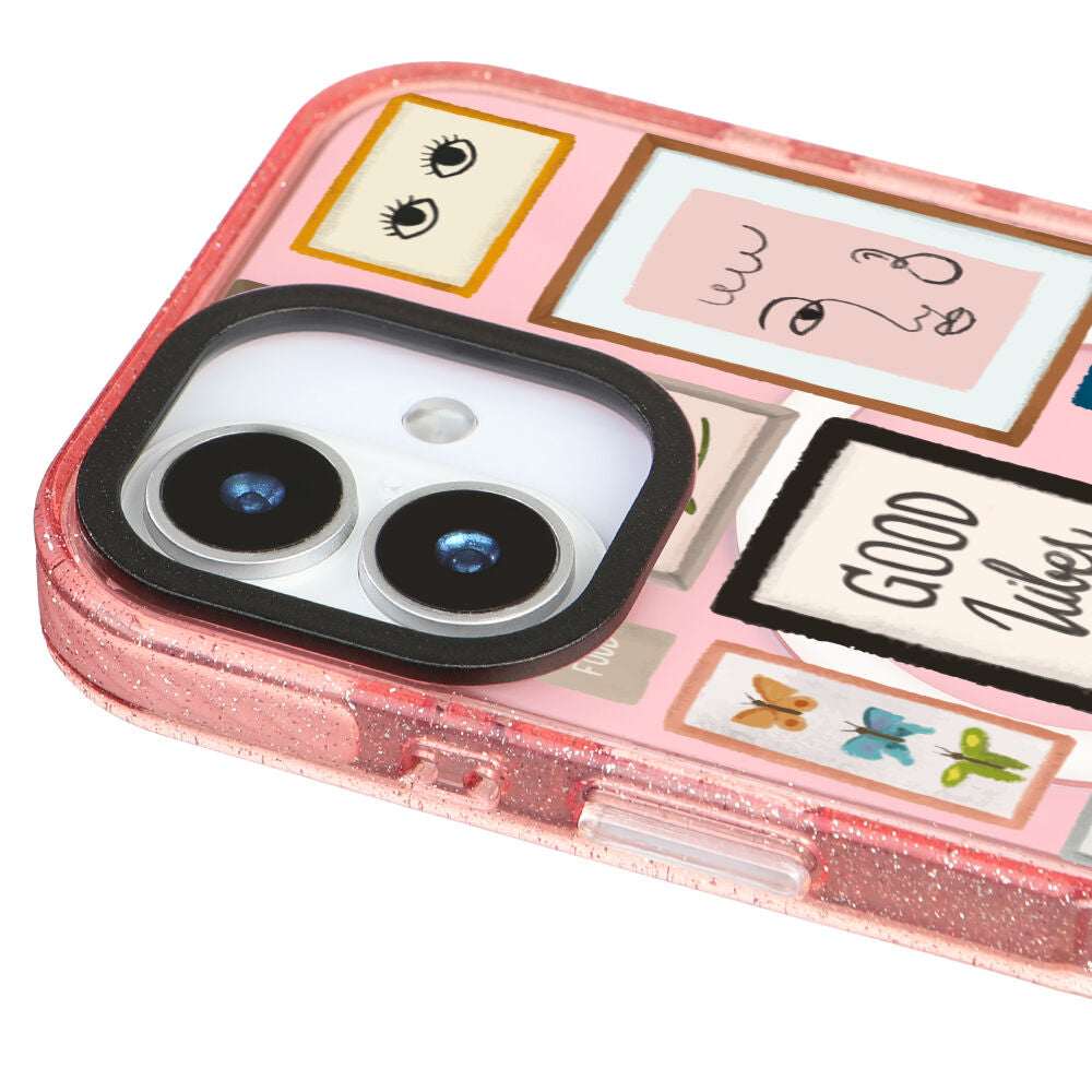 MagsafeliArtycaseSimliPembe